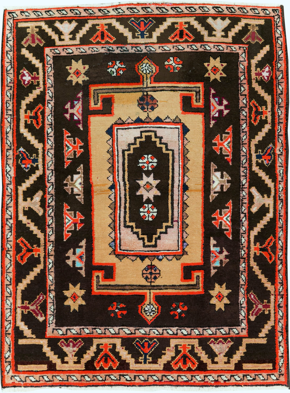 Vintage Persian Hamadan Rug, No.27876 - Gsblank