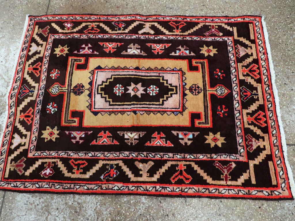 Vintage Persian Hamadan Rug, No.27876 - Gsblank