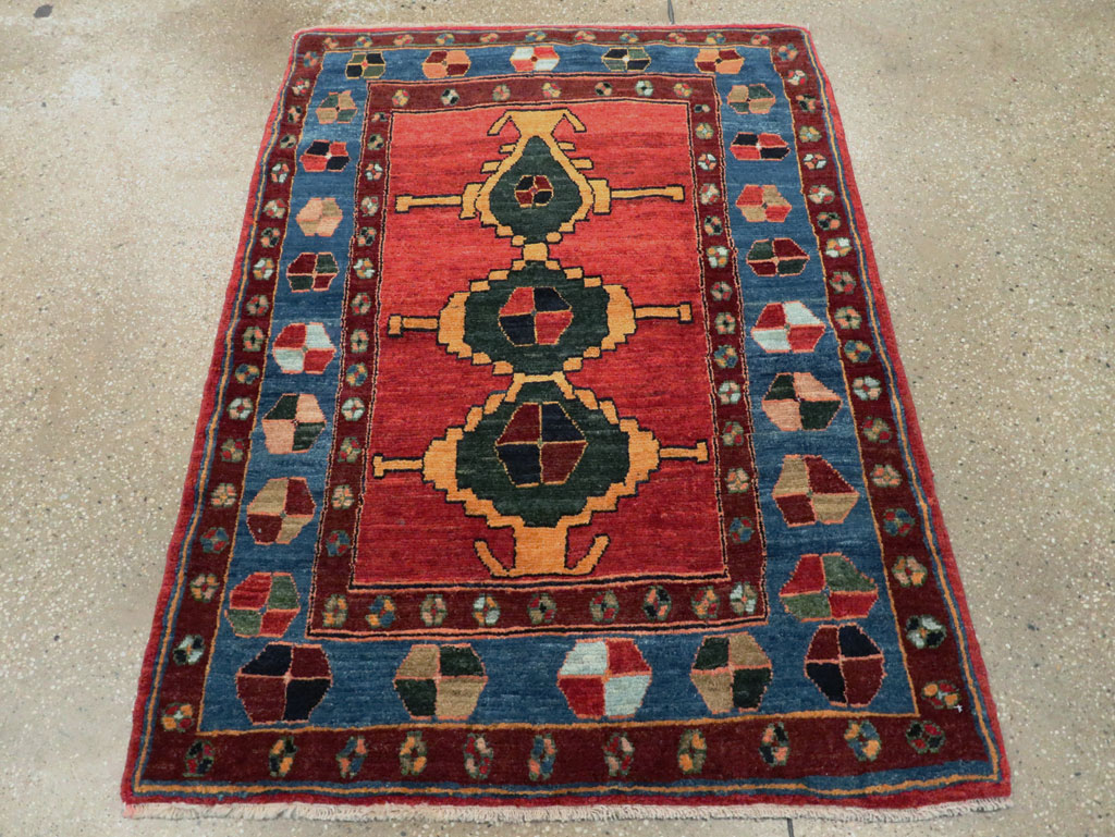 Modern Persian Gabbeh Rug, No.27878 - Gsblank