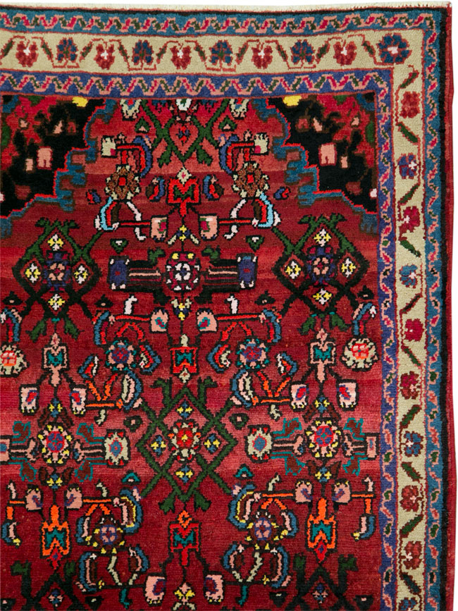 Vintage Persian Hamadan Rug, No.27879 - Gsblank