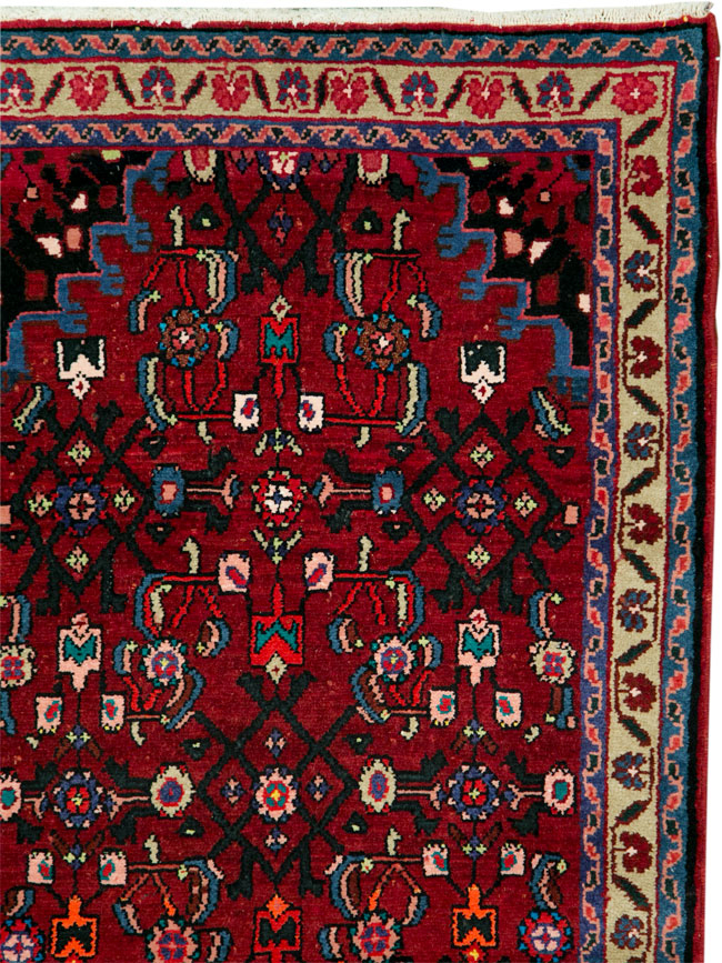 Vintage Persian Hamadan Rug, No.27879 - Gsblank