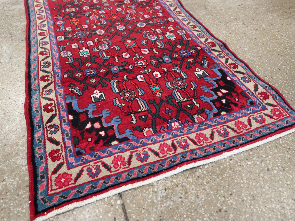Vintage Persian Hamadan Rug, No.27879 - Gsblank