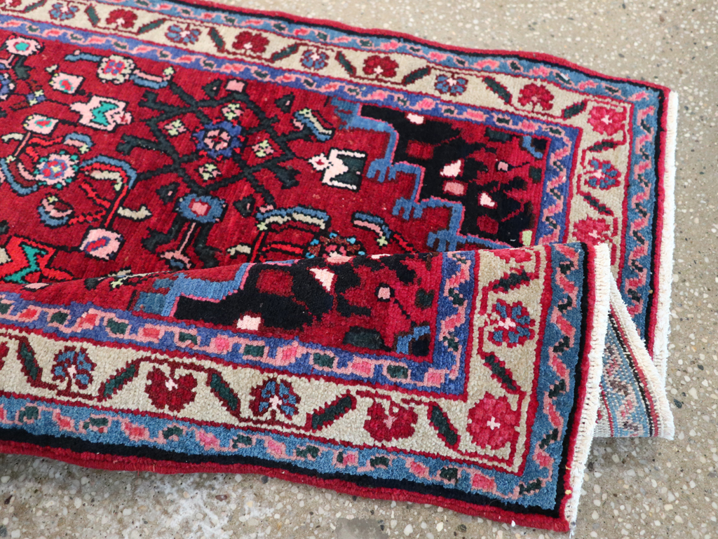 Vintage Persian Hamadan Rug, No.27879 - Gsblank