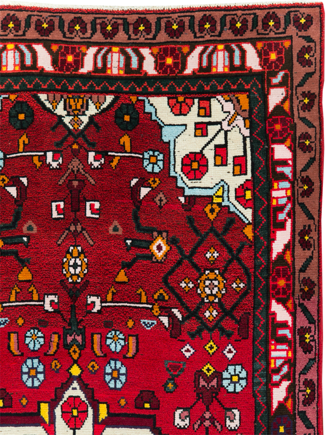 Vintage Persian Hamdan Rug, No.27880 - Gsblank