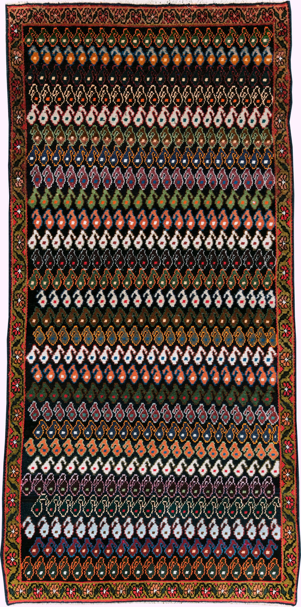 Vintage Persian Hamadan Rug, No.27881 - Gsblank