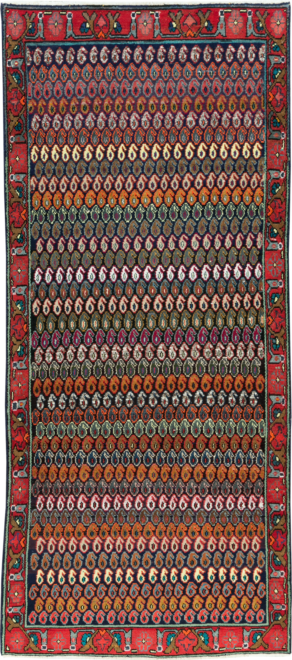 Vintage Persian Hamadan Rug, No.27882 - Gsblank