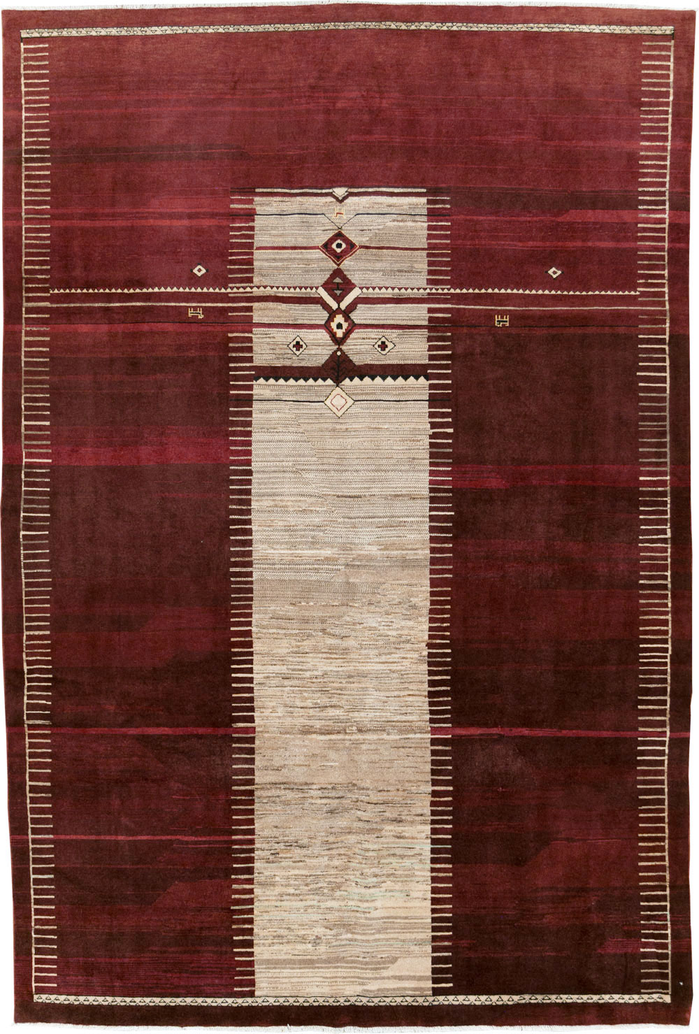 Vintage Persian Tabriz Rug, No.27885 - Gsblank