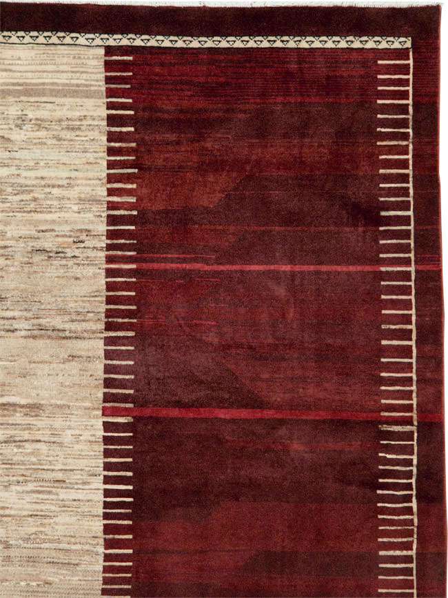 Vintage Persian Tabriz Rug, No.27885 - Gsblank