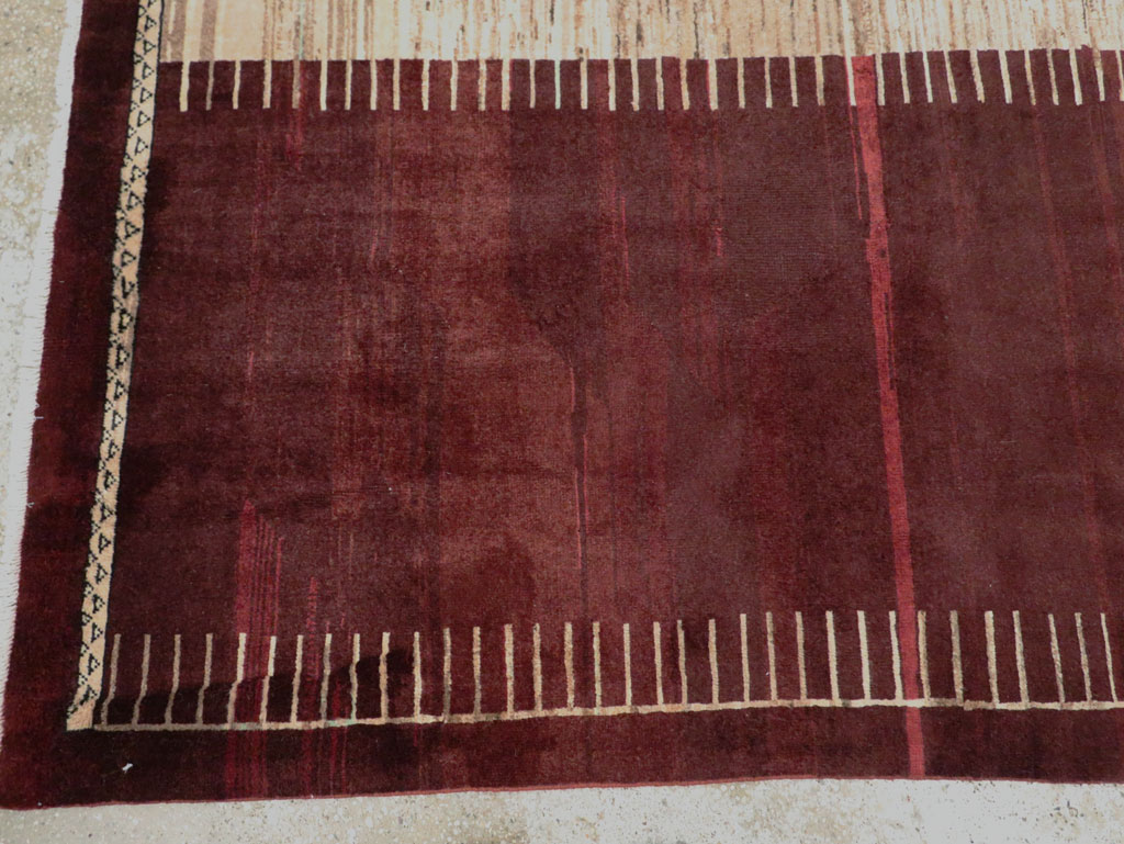 Vintage Persian Tabriz Rug, No.27885 - Gsblank