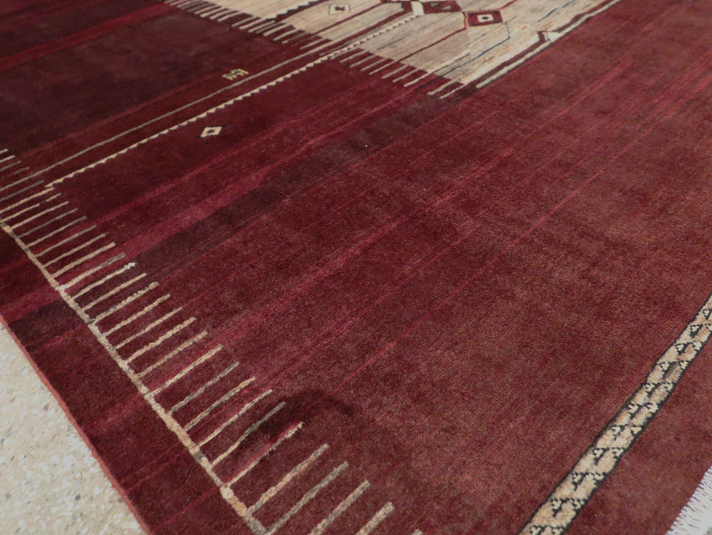 Vintage Persian Tabriz Rug, No.27885 - Gsblank