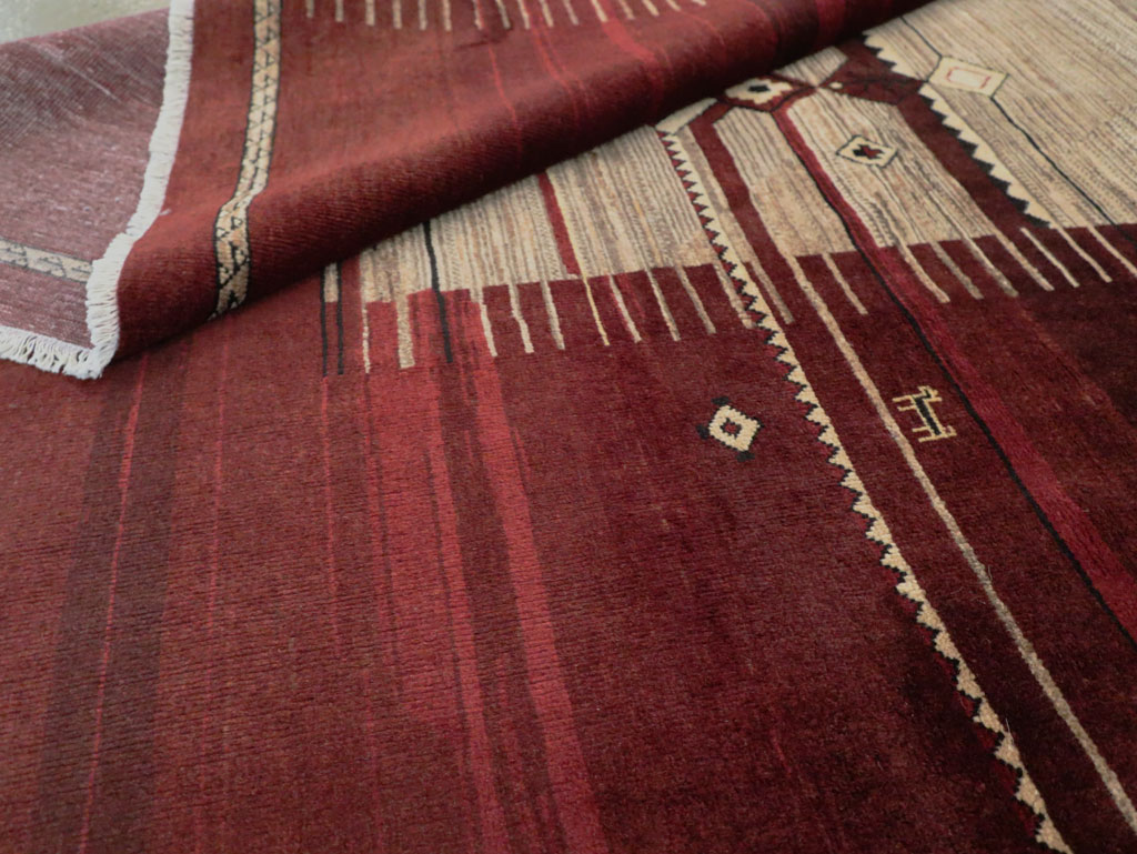 Vintage Persian Tabriz Rug, No.27885 - Gsblank