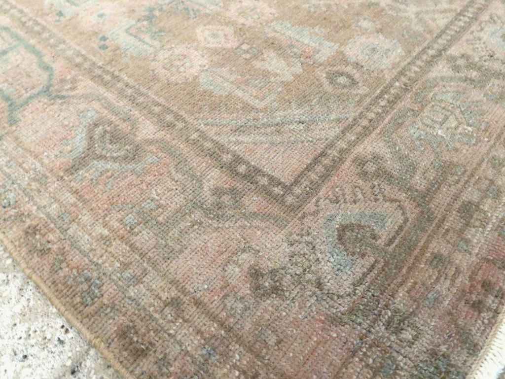 Vintage Persian Malayer Throw Rug, No.27890 - Gsblank