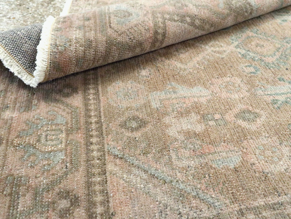 Vintage Persian Malayer Throw Rug, No.27890 - Gsblank