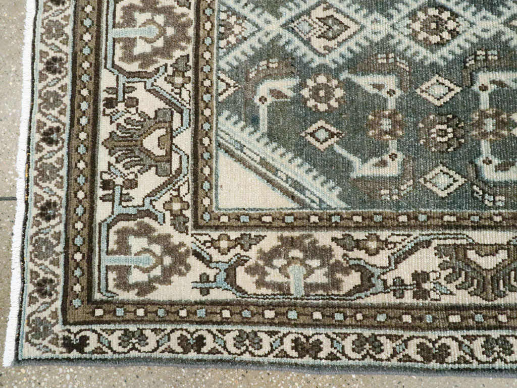 Vintage Persian Malayer Throw Rug (Pair: 1 of 2), No.27892 - Gsblank