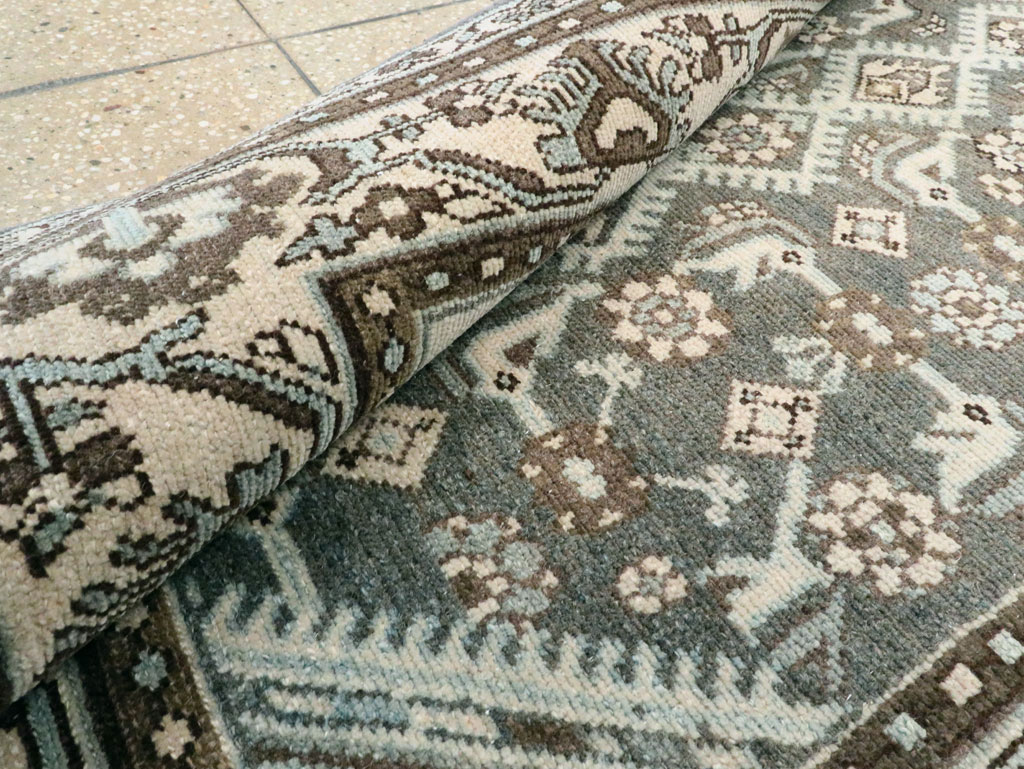 Vintage Persian Malayer Throw Rug (Pair: 1 of 2), No.27892 - Gsblank