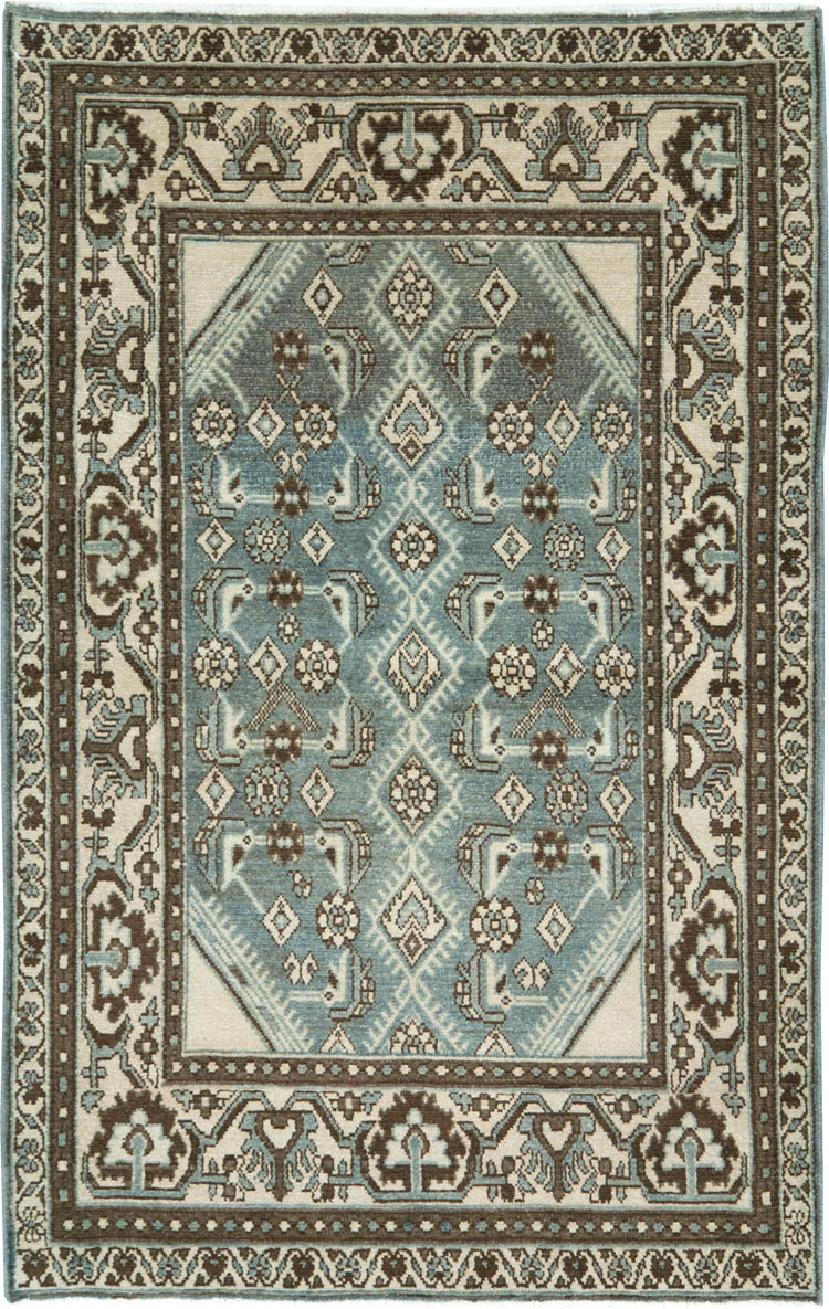 Vintage Persian Malayer Throw Rug (Pair: 2 of 2), No.27894 - Gsblank