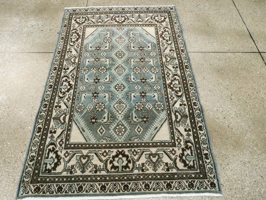 Vintage Persian Malayer Throw Rug (Pair: 2 of 2), No.27894 - Gsblank