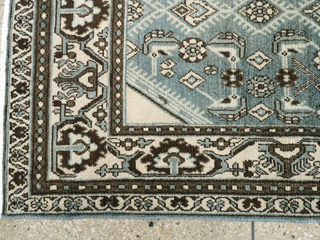 Vintage Persian Malayer Throw Rug (Pair: 2 of 2), No.27894 - Gsblank