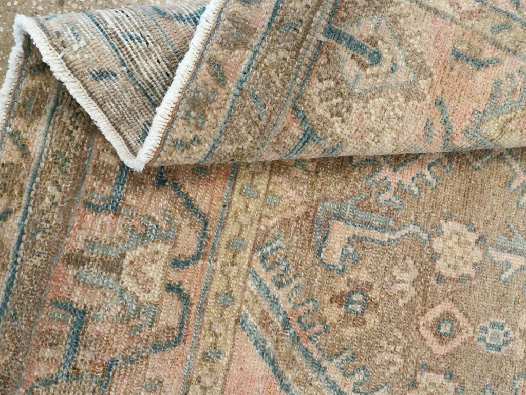 Vintage Persian Malayer Throw Rug, No.27895 - Gsblank