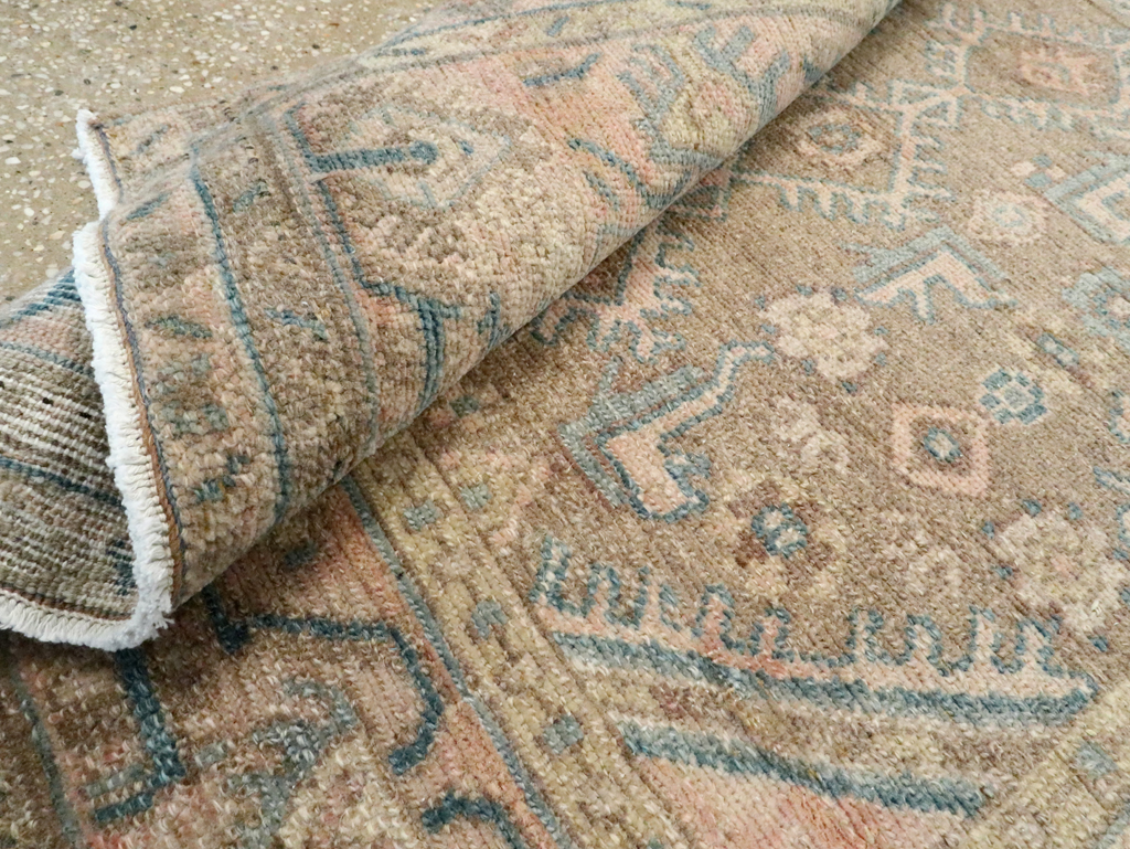 Vintage Persian Malayer Throw Rug, No.27895 - Gsblank