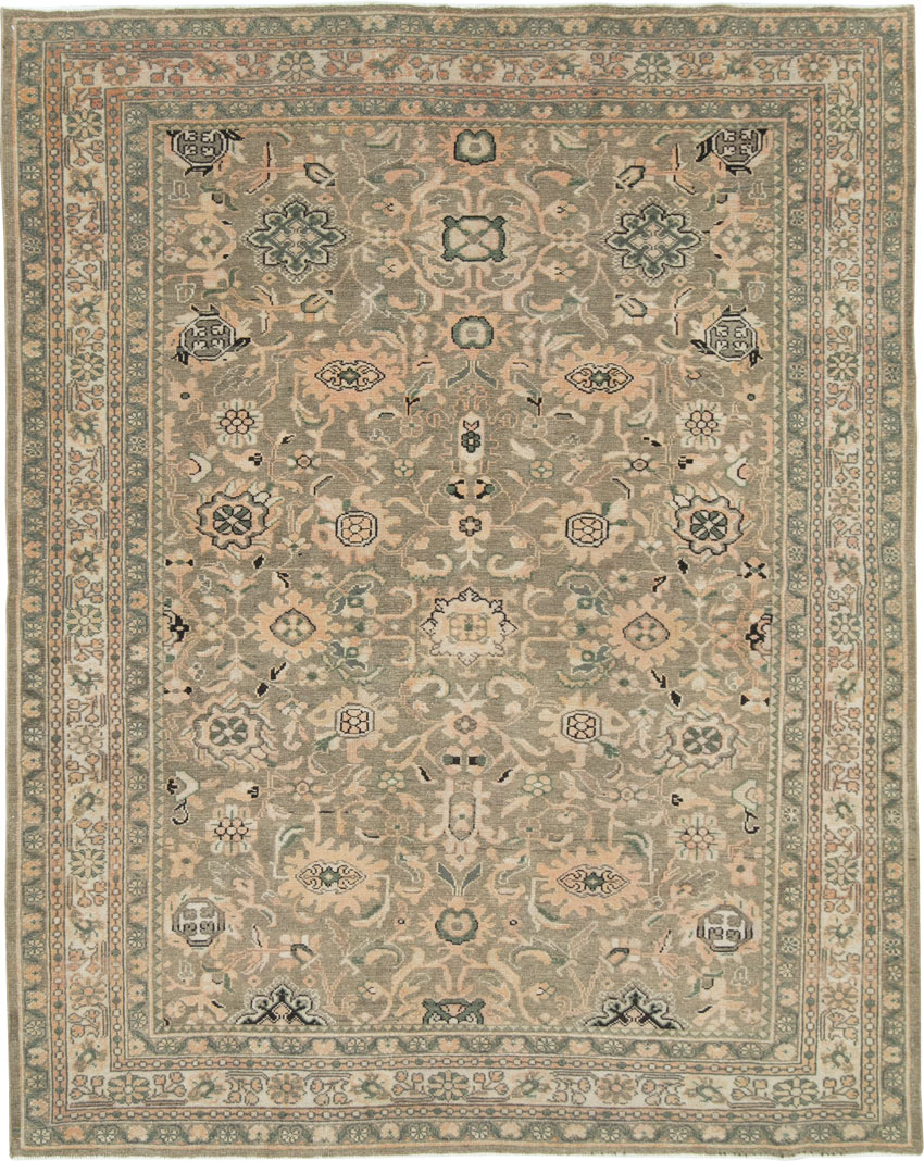 Vintage Persian Malayer Accent Rug (Pair: 1 of 2), No.27898 - Gsblank