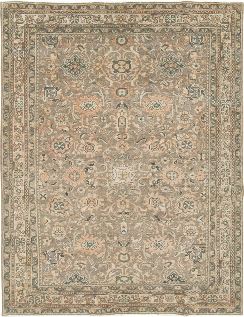 Vintage Persian Malayer Accent Rug (Pair: 1 of 2), No.27898 - Gsblank