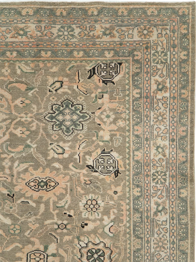 Vintage Persian Malayer Accent Rug (Pair: 1 of 2), No.27898 - Gsblank