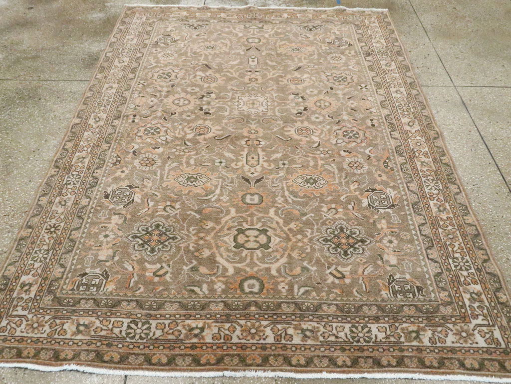 Vintage Persian Malayer Accent Rug (Pair: 1 of 2), No.27898 - Gsblank