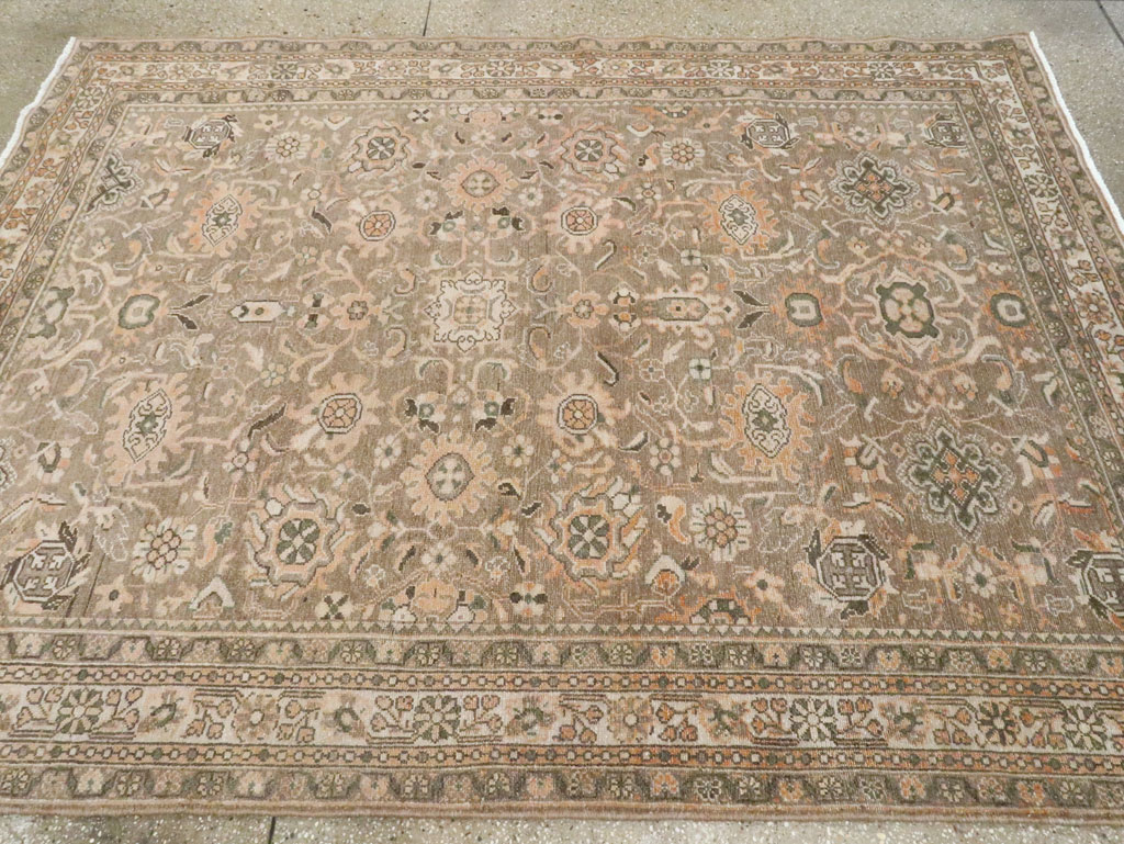 Vintage Persian Malayer Accent Rug (Pair: 1 of 2), No.27898 - Gsblank