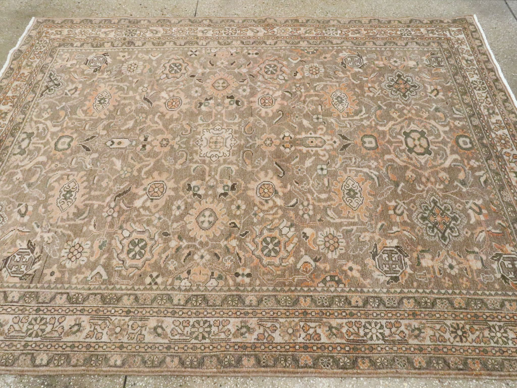Vintage Persian Malayer Accent Rug (Pair: 1 of 2), No.27898 - Gsblank