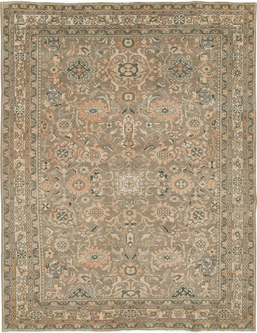 Vintage Persian Malayer Accent Rug (Pair: 2 of 2), No.27899 - Gsblank