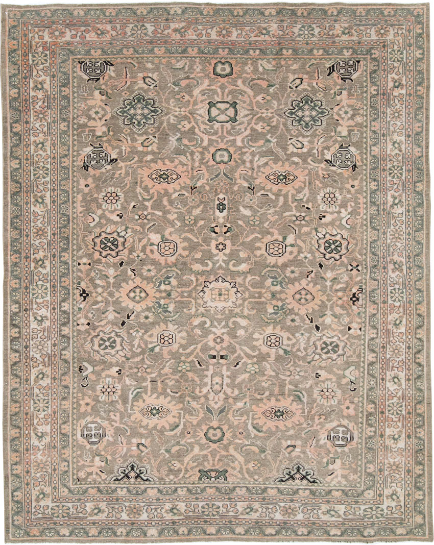 Vintage Persian Malayer Accent Rug (Pair: 2 of 2), No.27899 - Gsblank