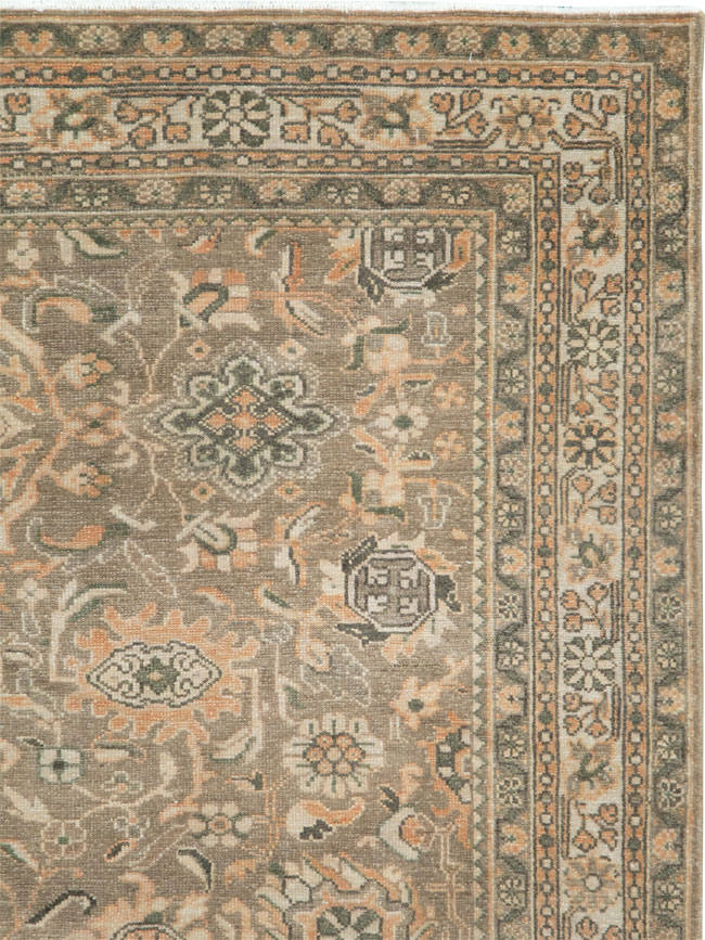 Vintage Persian Malayer Accent Rug (Pair: 2 of 2), No.27899 - Gsblank