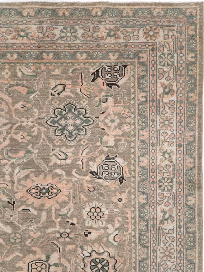 Vintage Persian Malayer Accent Rug (Pair: 2 of 2), No.27899 - Gsblank