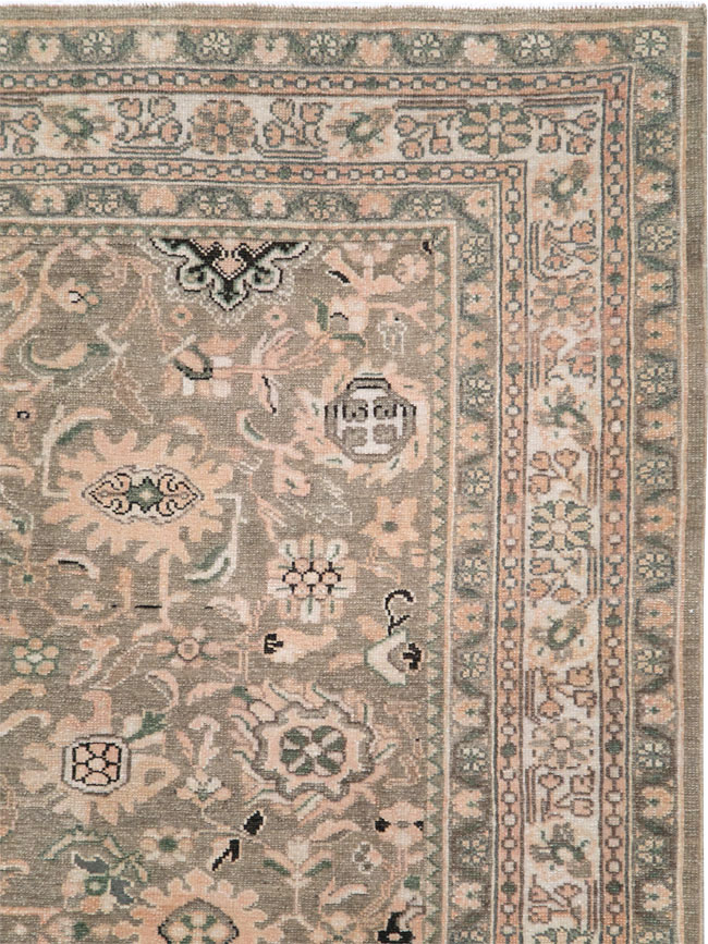 Vintage Persian Malayer Accent Rug (Pair: 2 of 2), No.27899 - Gsblank