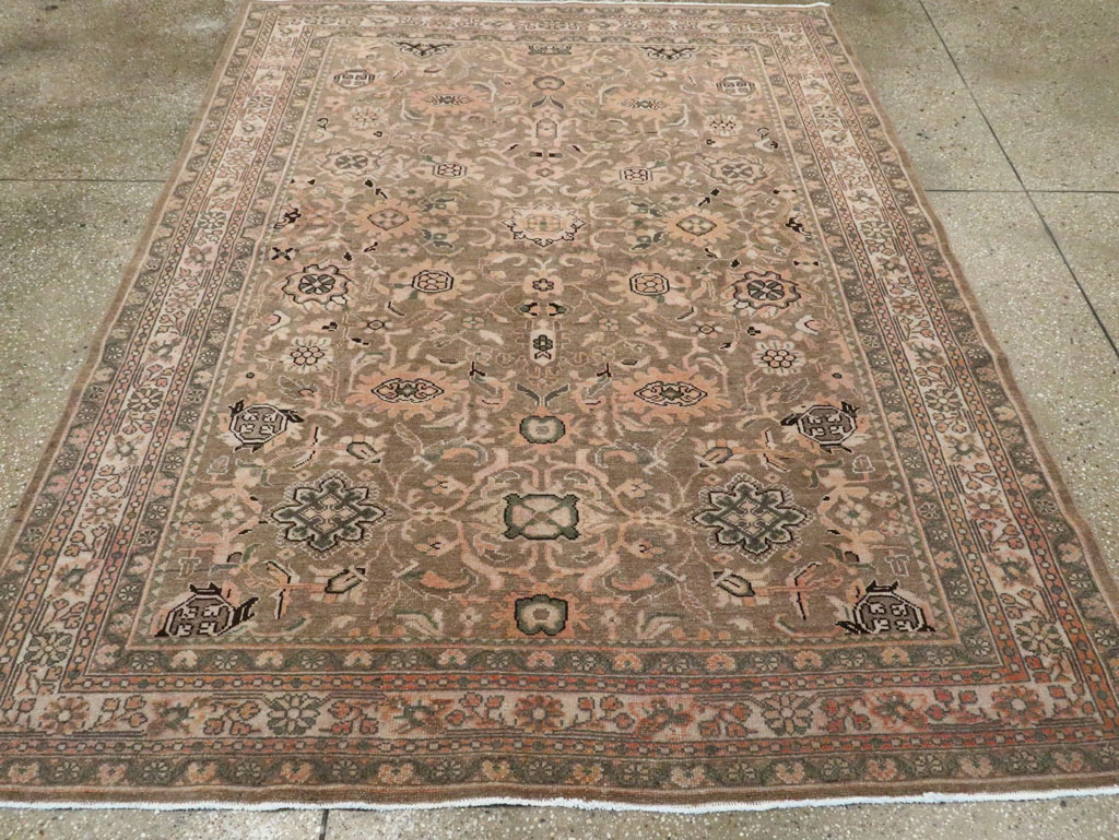 Vintage Persian Malayer Accent Rug (Pair: 2 of 2), No.27899 - Gsblank