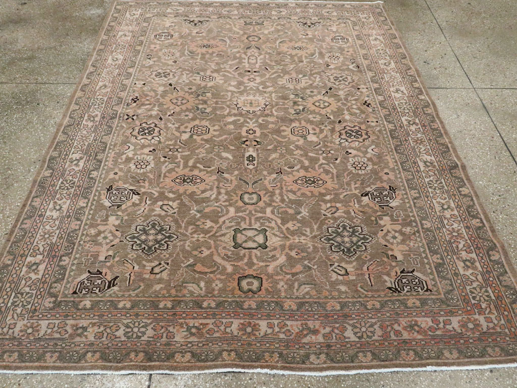 Vintage Persian Malayer Accent Rug (Pair: 2 of 2), No.27899 - Gsblank