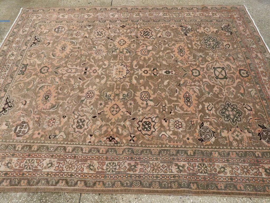 Vintage Persian Malayer Accent Rug (Pair: 2 of 2), No.27899 - Gsblank