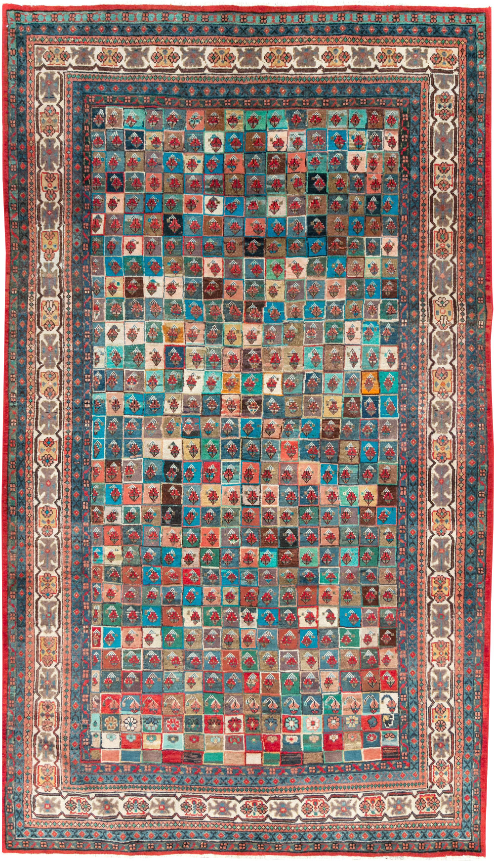 Vintage Persian Mahal Rug, No.27916 - Gsblank