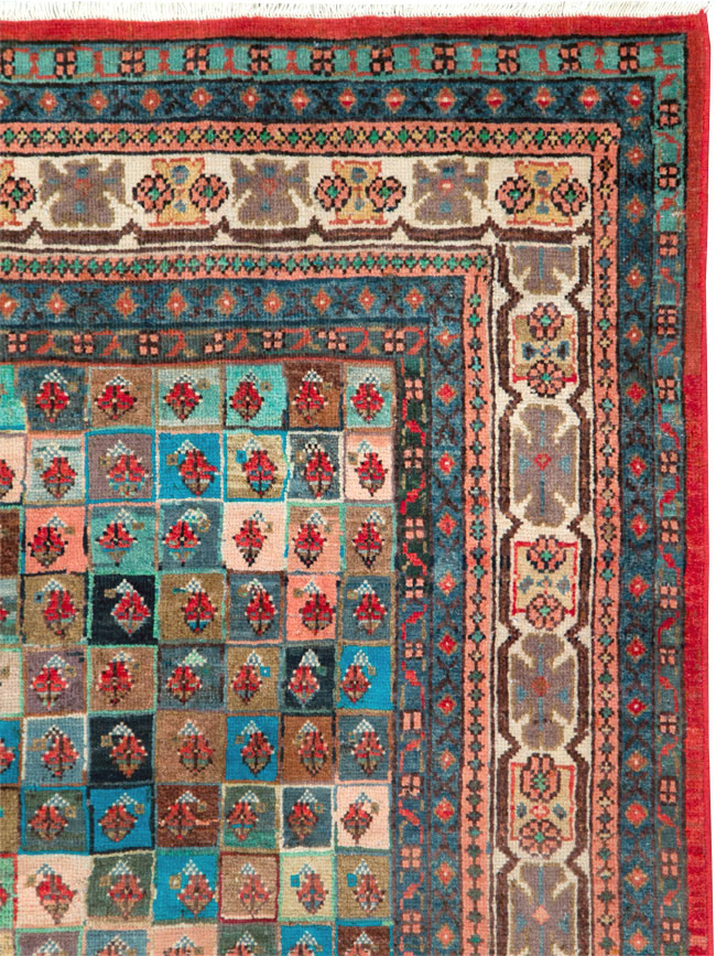 Vintage Persian Mahal Rug, No.27916 - Gsblank