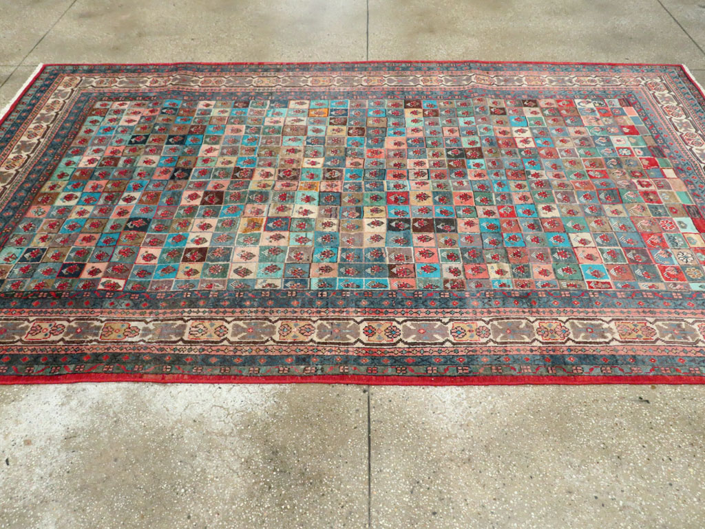 Vintage Persian Mahal Rug, No.27916 - Gsblank