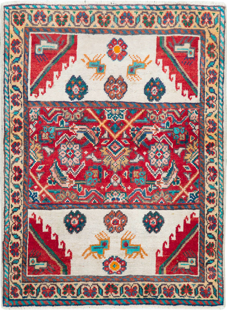 Vintage Persian Mahal Rug, No.27917 - Gsblank