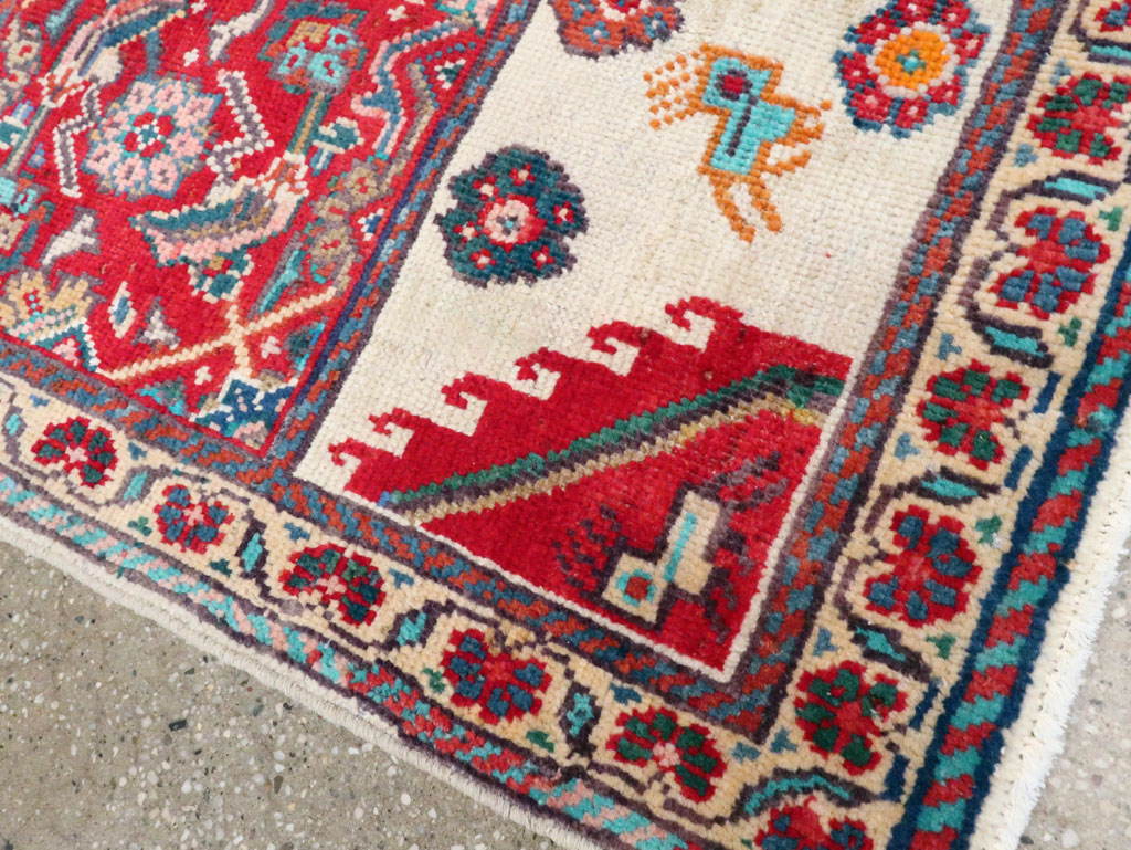 Vintage Persian Mahal Rug, No.27917 - Gsblank
