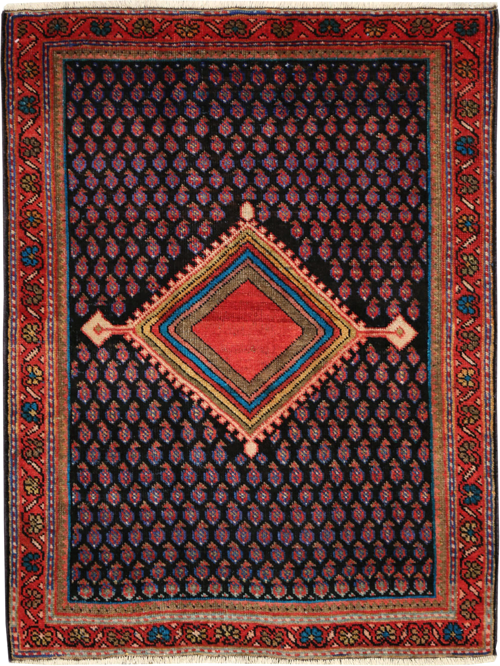 Vintage Persian Mahal Rug, No.27919 - Gsblank
