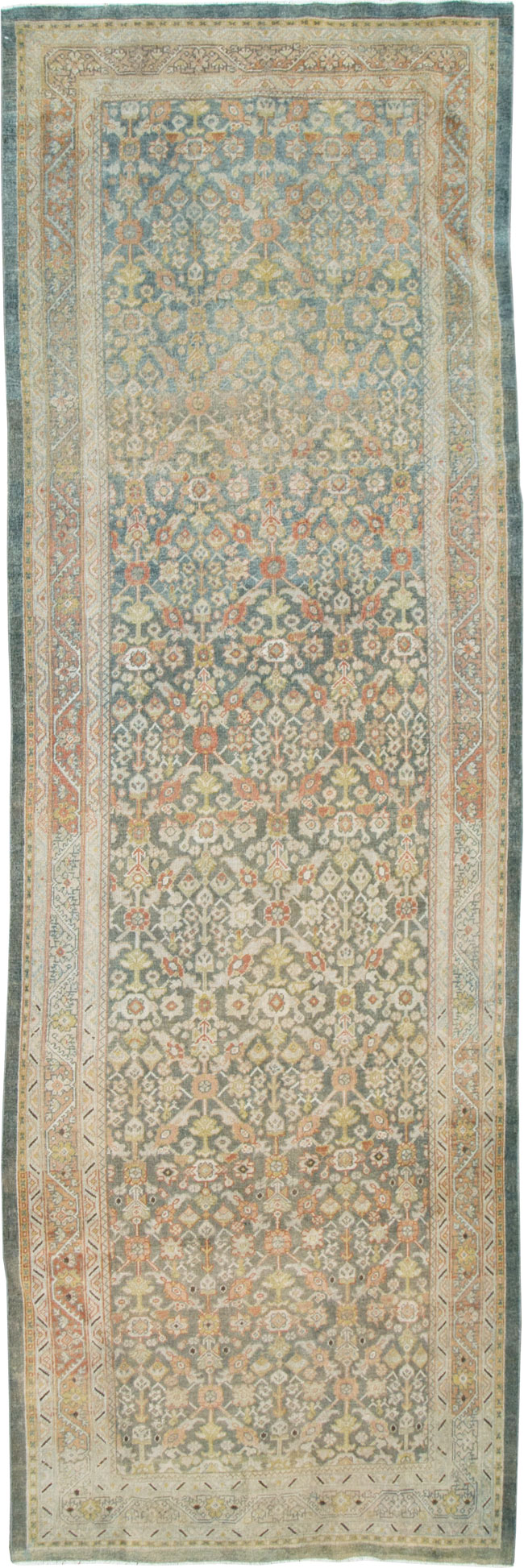 Antique Persian Mahal Gallery Carpet, No.27920 - Gsblank