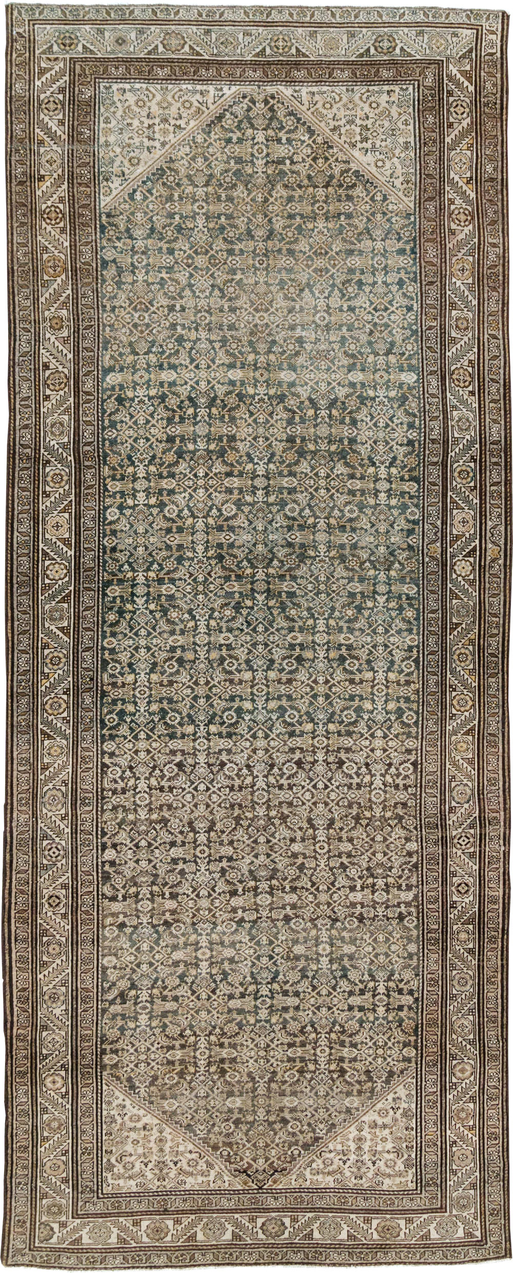 Antique Persian Malayer Gallery Carpet, No.27926 - Gsblank