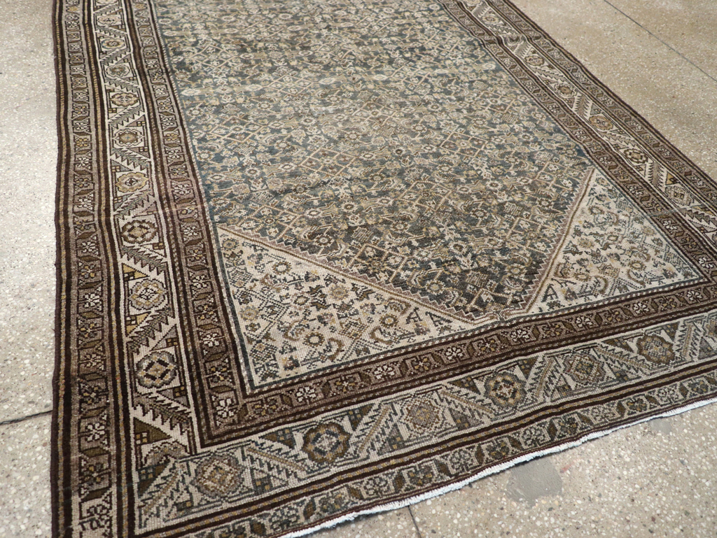 Antique Persian Malayer Gallery Carpet, No.27926 - Gsblank