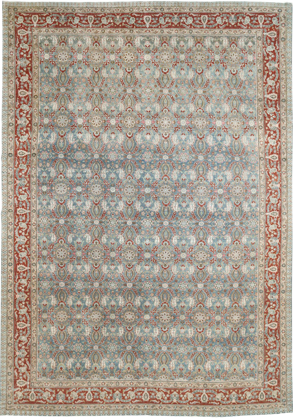 Antique Persian Tabriz Carpet, No.27930 - Gsblank