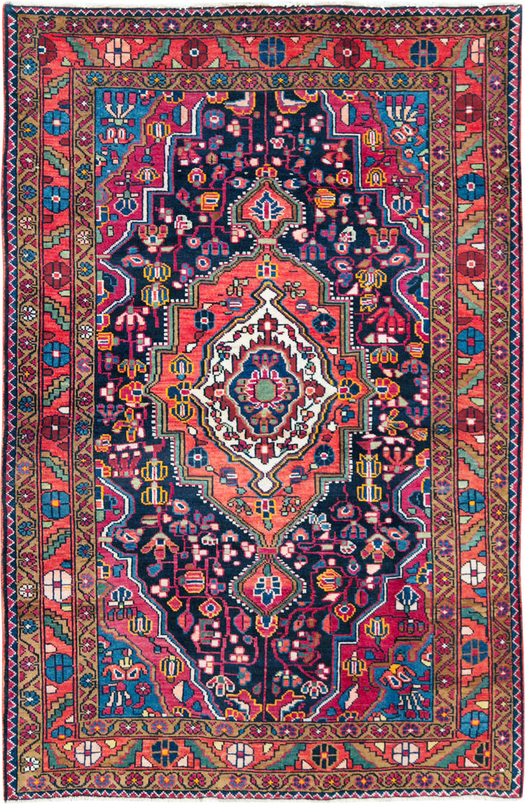 Vintage Persian Malayer Rug, No.27932 - Gsblank