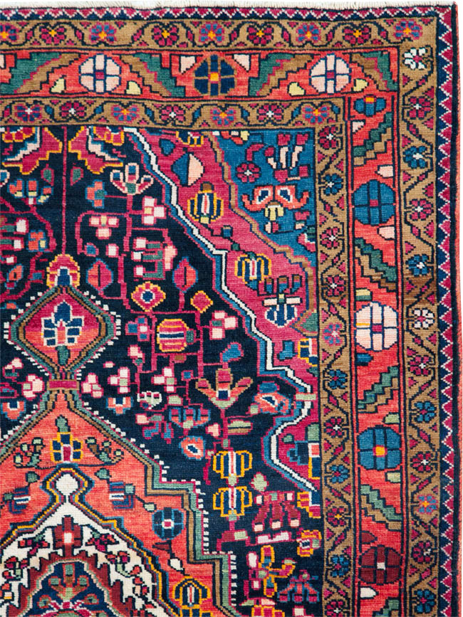 Vintage Persian Malayer Rug, No.27932 - Gsblank